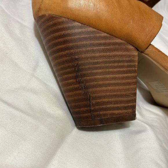 Seychelles Cleopatra Leather Heel Open Toe size 8.5 - Picture 8 of 11